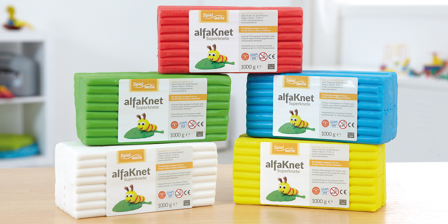 alfaKnet - die Superknete für Kindergarten-Kinder